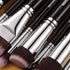 Eigshow Beauty Face 8 PCS SCULPT AND BLEND BRUSH KIT - BRIGHT SILVER